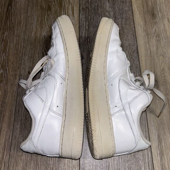 Nike Men’s US Size 9 Air Force 1 Low Triple White Shoes 315122-111 Repainted - Picture 12 of 15